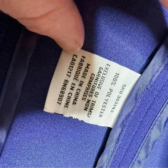 Le Chateau Studio Blazer Lightweight Blue Size Small - Picture 10 of 16